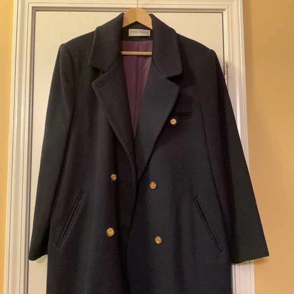 Forecaster Women’s Maxi Double Breast Trench Coat Gold Light Weight Buttons. 16 - Picture 3 of 7